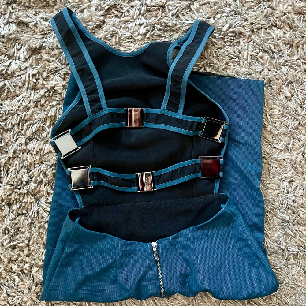 Bec & Bridge Blue Buckle Midi Dress 👗